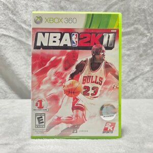 NBA 2K11 Xbox 360 Michael Jordan Cover Pre Owned Fair Condition Complete